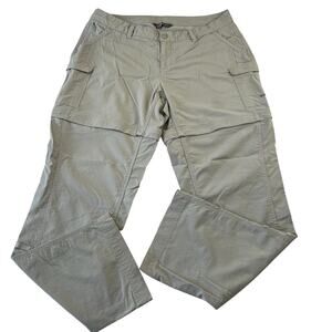The North Face convertible Cargo hiking Pants women’s size 14 Nylon